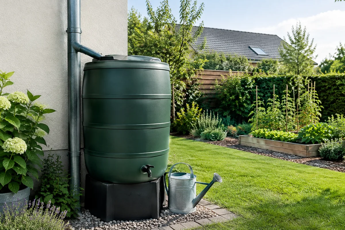 Comment choisir un récupérateur d’eau de pluie pour un jardin de 100 m²