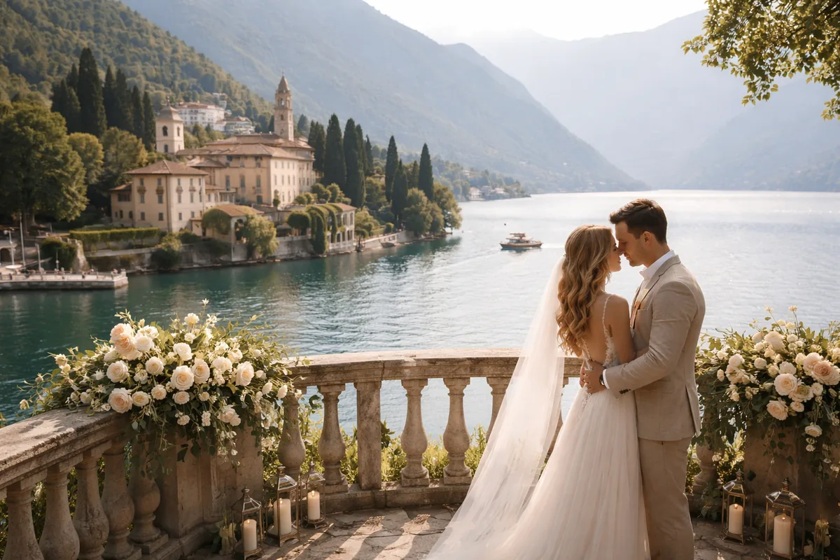 Comment planifier un mariage sur mesure au lac de Côme dans une ville historique
